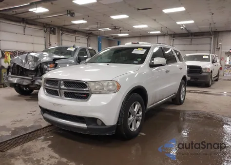 2013 Dodge Durango Crew from USA, damaged, VIN 1C4RDJDG3DC664404